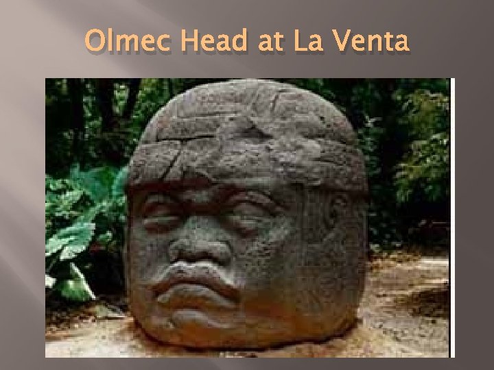 Olmec Head at La Venta 