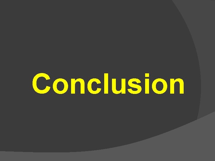 Conclusion 