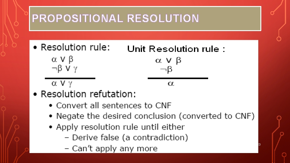 PROPOSITIONAL RESOLUTION 23 