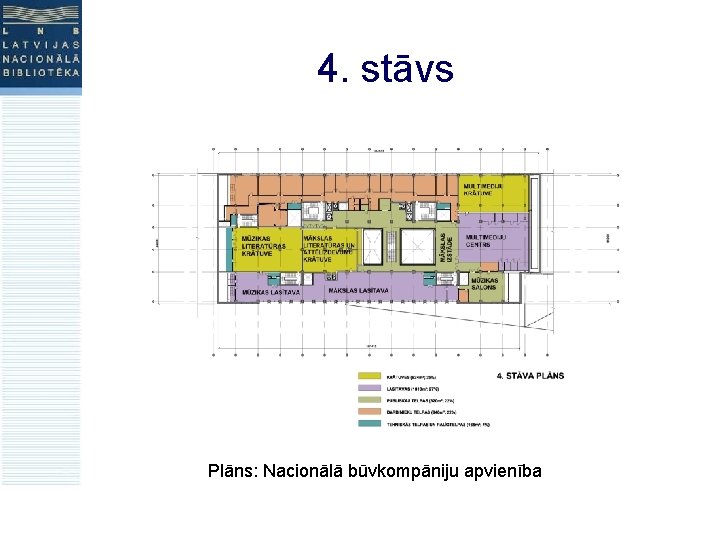 4. stāvs Plāns: Nacionālā būvkompāniju apvienība 