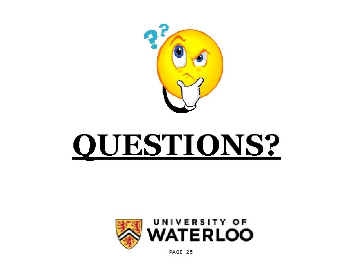 QUESTIONS? PAGE 25 