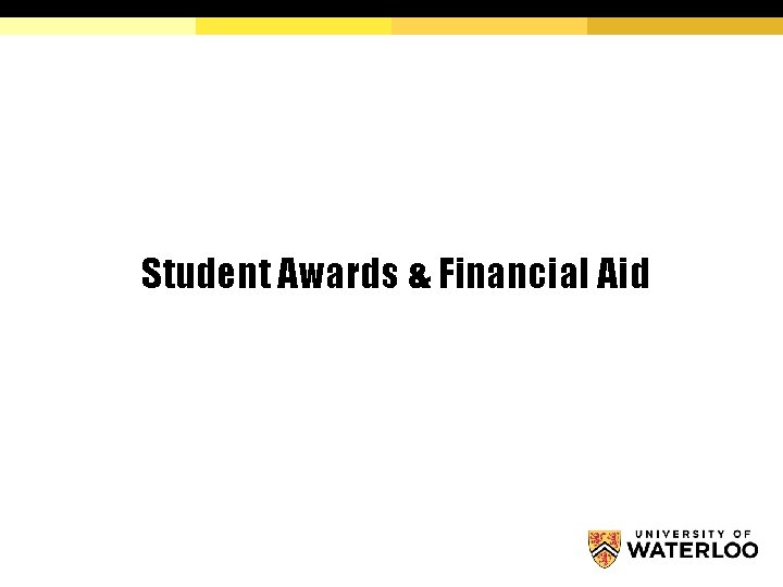Student Awards & Financial Aid 
