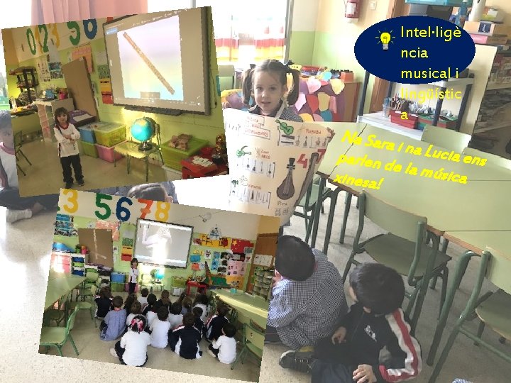 Intel·ligè ncia musical i lingüístic a Na Sara in parlen d a Lucia ens