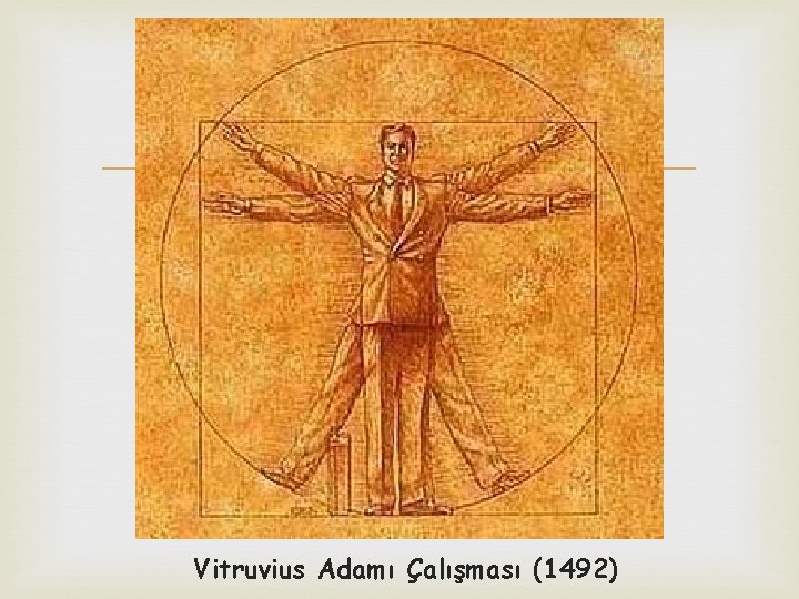  Vitruvius Adamı Çalışması (1492) 