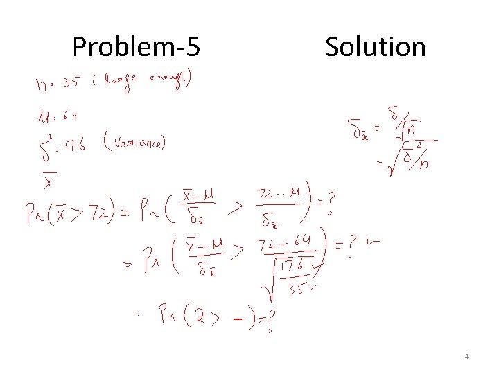 Problem-5 Solution 4 