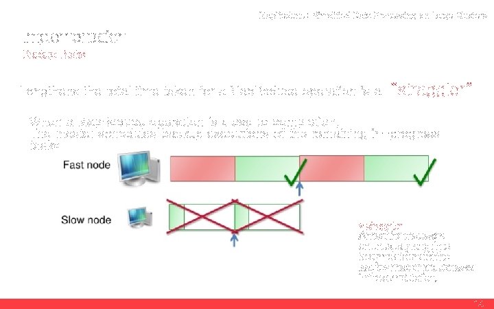 Map. Reduce : Simplified Data Processing on Large Clusters Implementation Backup Tasks Lengthens the