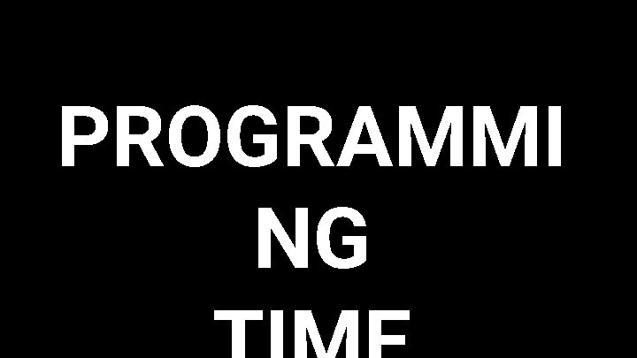 PROGRAMMI NG 