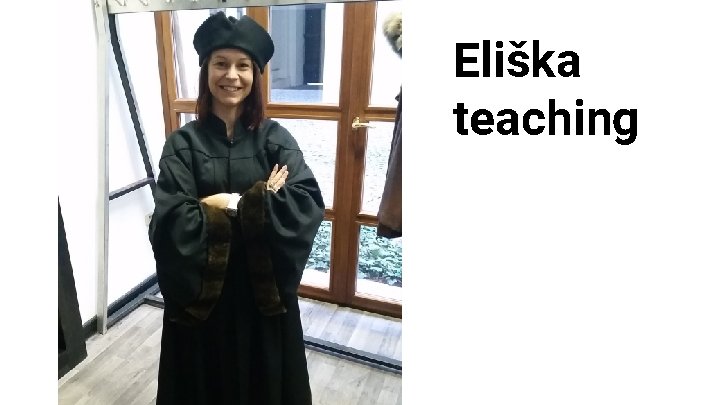 Eliška teaching 