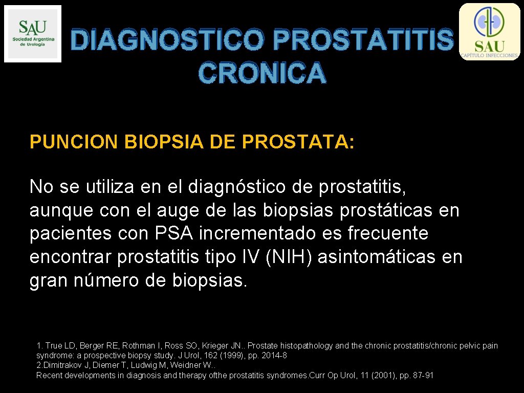 prostatitis diagnóstico