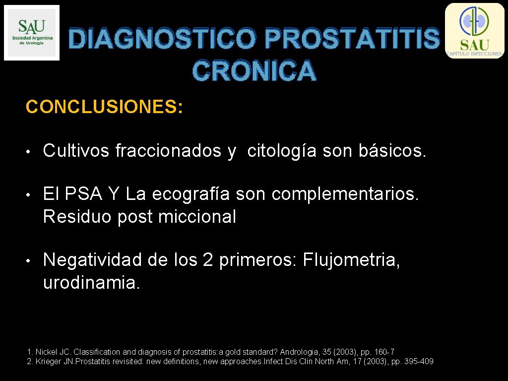 prostatitis cronica abacteriana y psa