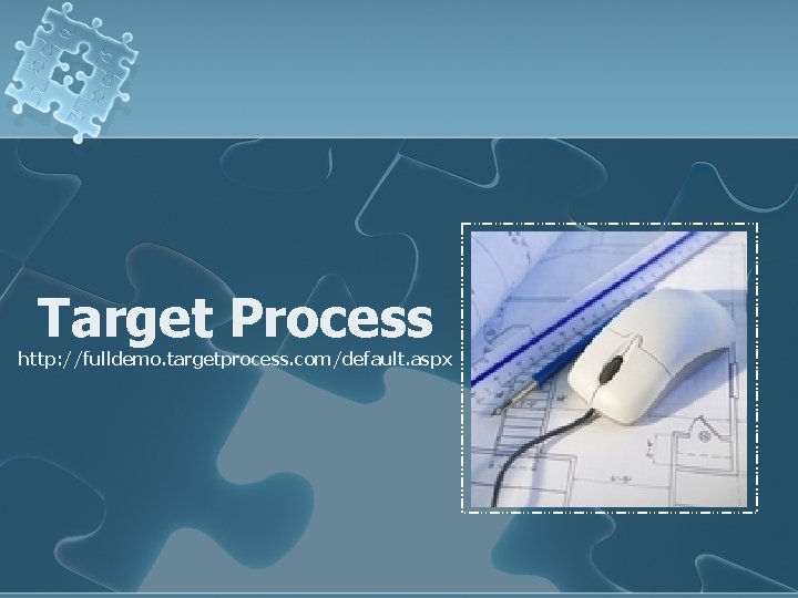 Target Process http: //fulldemo. targetprocess. com/default. aspx 