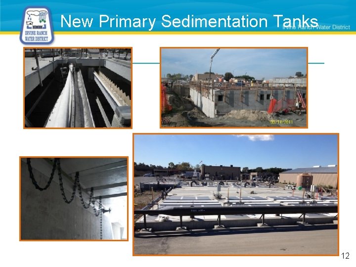 New Primary Sedimentation Tanks 12 