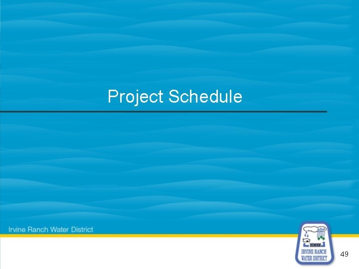 Project Schedule 49 