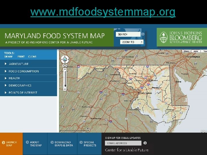 www. mdfoodsystemmap. org 
