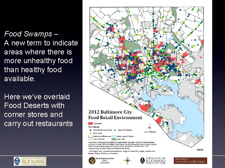 Food Swamps – A new term to indicate areas where there is more unhealthy