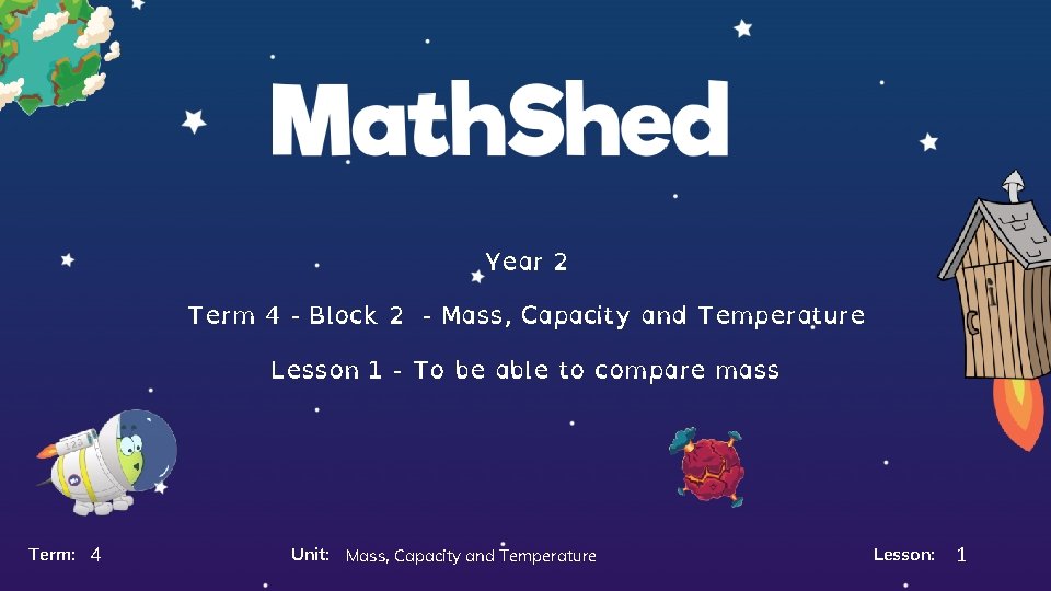 Year 2 Term 4 - Block 2 - Mass, Capacity and Temperature Lesson 1