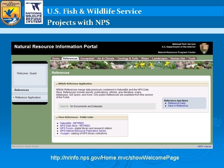 U S Fish Wildlife Service Inventory Monitoring Program