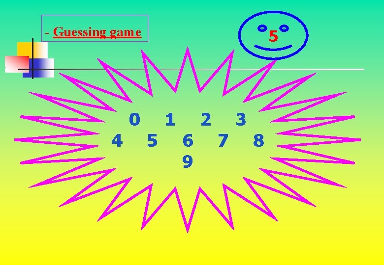 - Guessing game 4 0 5 5 1 6 9 2 7 3 8 - Guessing game 4 0 5 5 1 6 9 2 7 3 8