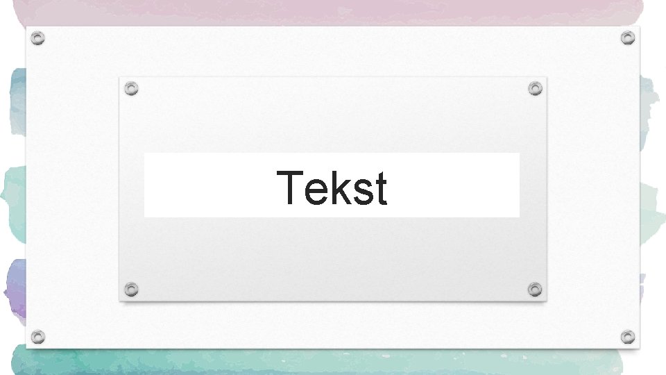 Tekst 