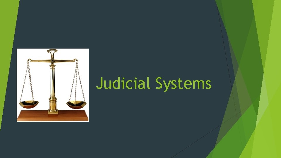 Judicial Systems 