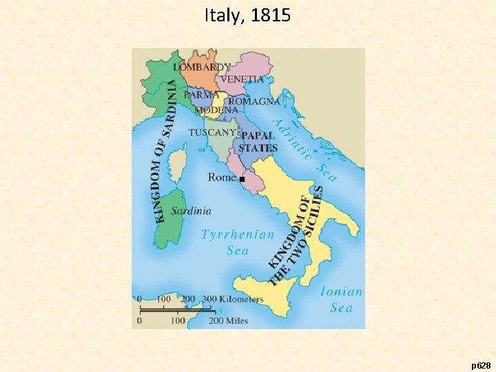 Italy, 1815 p 628 