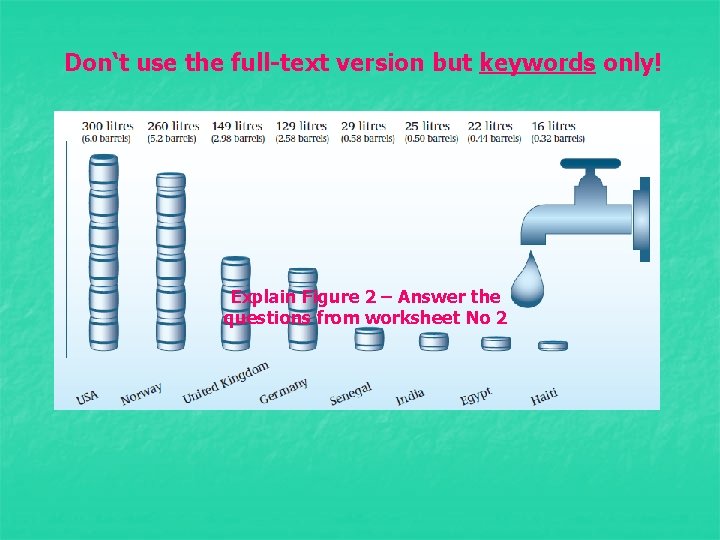 Don‘t use the full-text version but keywords only! Explain Figure 2 – Answer the