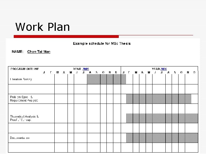 Work Plan 
