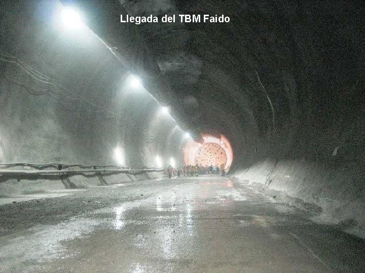 Llegada del TBM Faido 