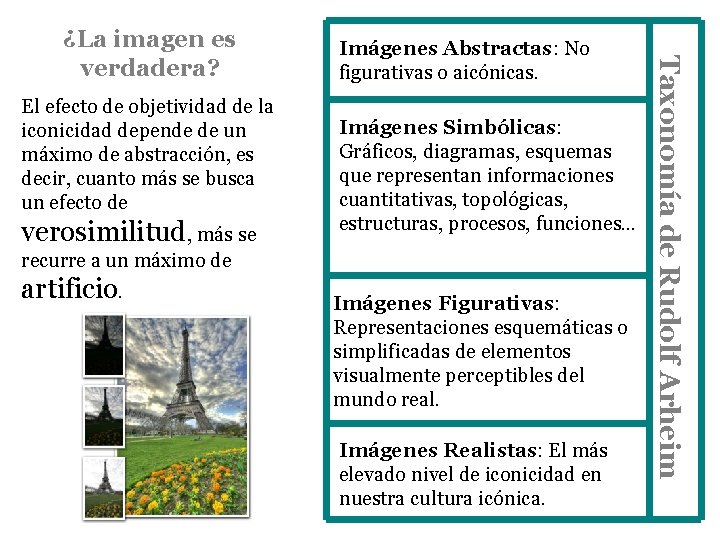 El efecto de objetividad de la iconicidad depende de un máximo de abstracción, es