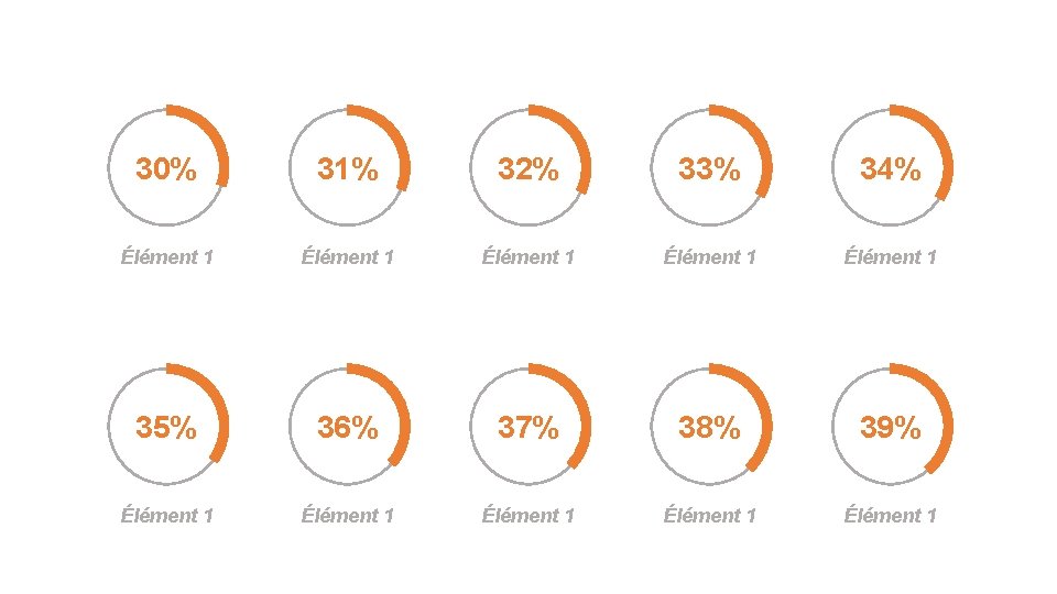 30% 31% 32% 33% 34% Élément 1 Élément 1 35% 36% 37% 38% 39%