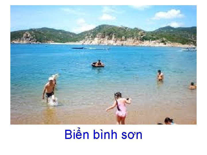 Biển bình sơn 