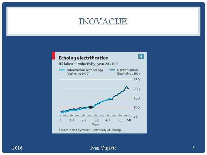 INOVACIJE 2016 Ivan Vujačić 8 