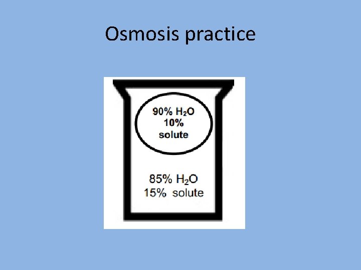 Osmosis practice 