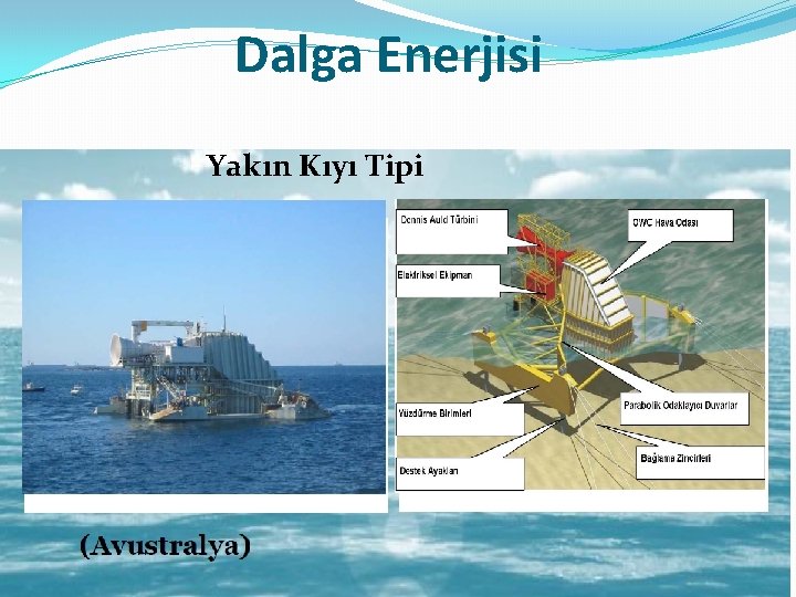 Dalga Enerjisi Yakın Kıyı Tipi 