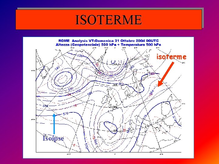 ISOTERME isoterme Isoipse 