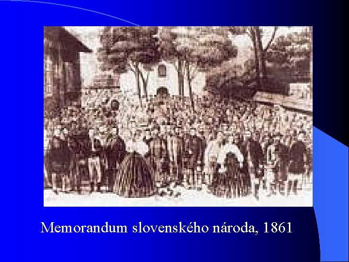 Memorandum slovenského národa, 1861 