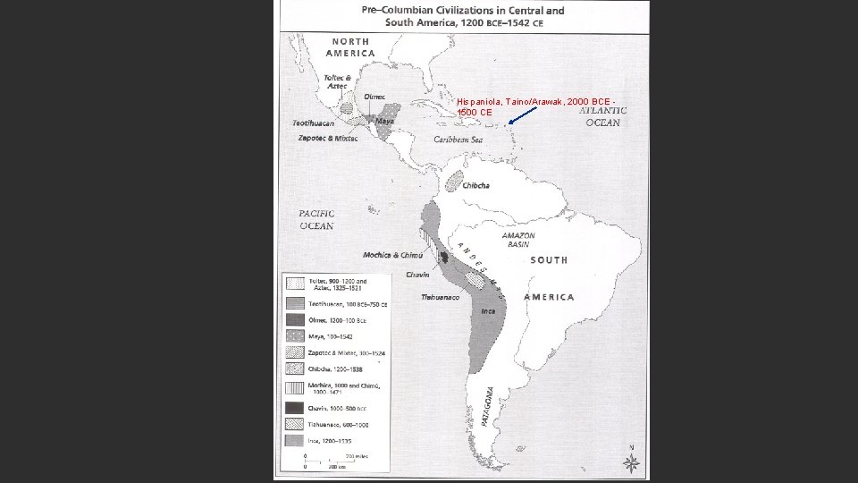 Hispaniola, Taino/Arawak, 2000 BCE 1500 CE 