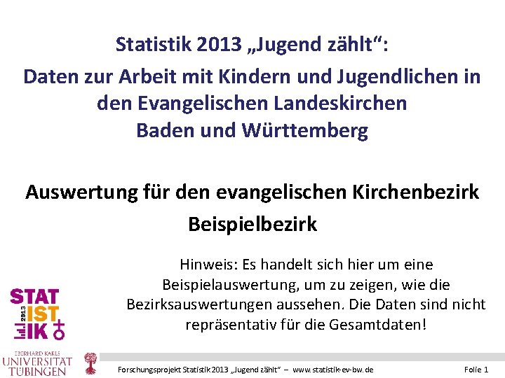 Statistik 2013 „Jugend zählt“: Daten zur Arbeit mit Kindern und Jugendlichen in den Evangelischen