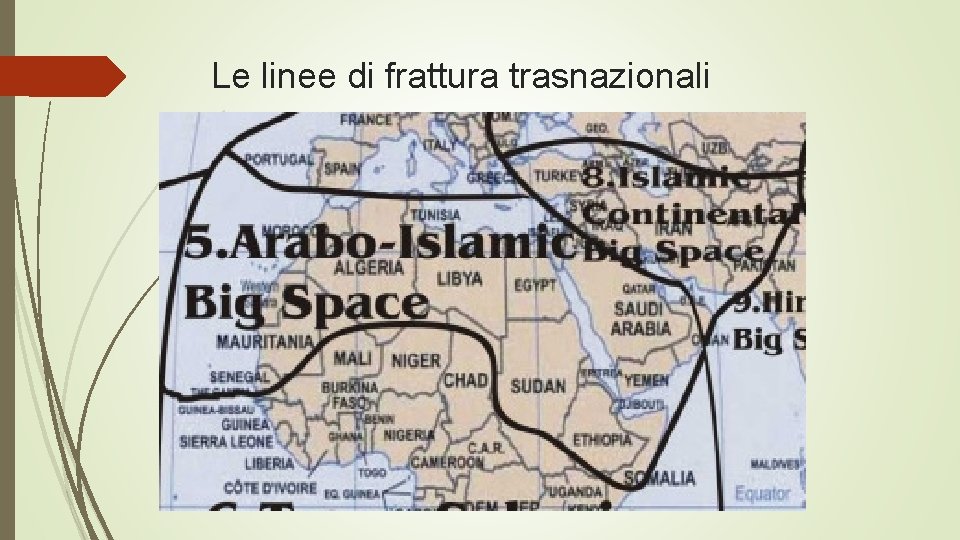 Le linee di frattura trasnazionali 