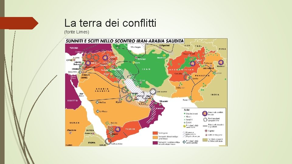 La terra dei conflitti (fonte Limes) 