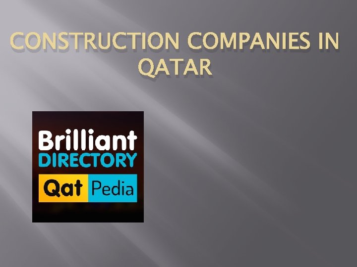 CONSTRUCTION COMPANIES IN QATAR 