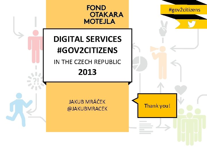 #gov 2 citizens DIGITAL SERVICES #GOV 2 CITIZENS IN THE CZECH REPUBLIC 2013 JAKUB