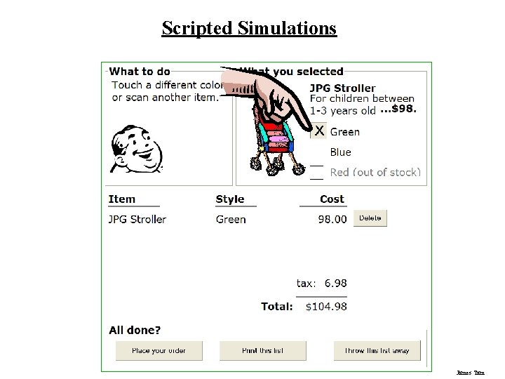 Scripted Simulations James Tam 