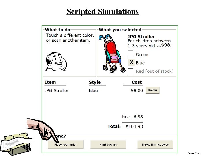 Scripted Simulations James Tam 