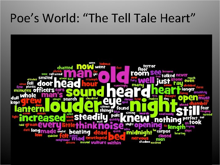 Poe’s World: “The Tell Tale Heart” 