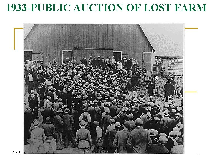 1933 -PUBLIC AUCTION OF LOST FARM 5/25/2021 MAH - CH 14 - THE GREAT