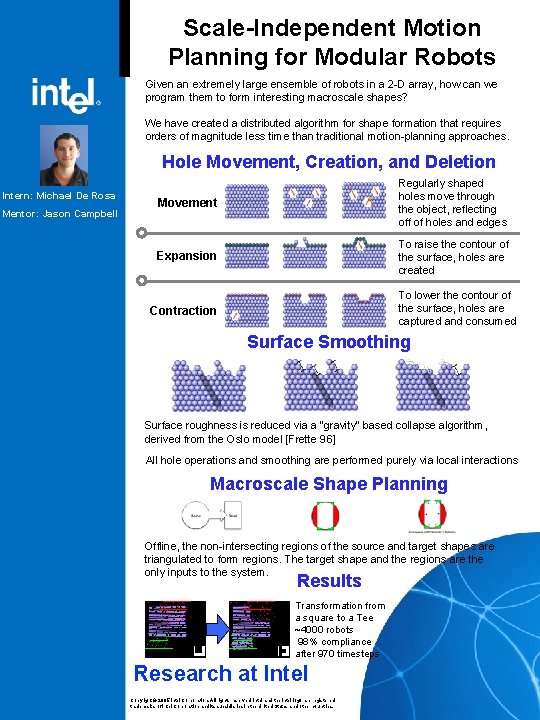 ScaleIndependent Motion Planning for Modular Robots Given an