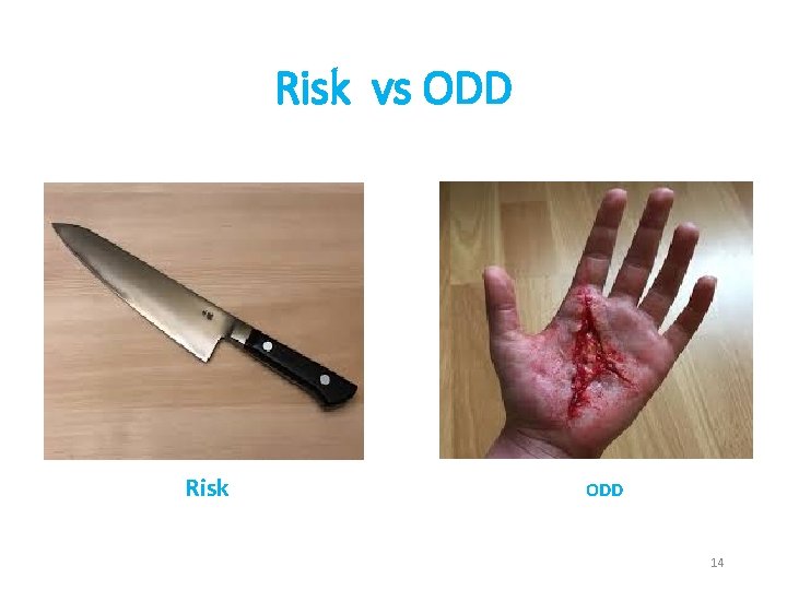 Risk vs ODD Risk ODD 14 
