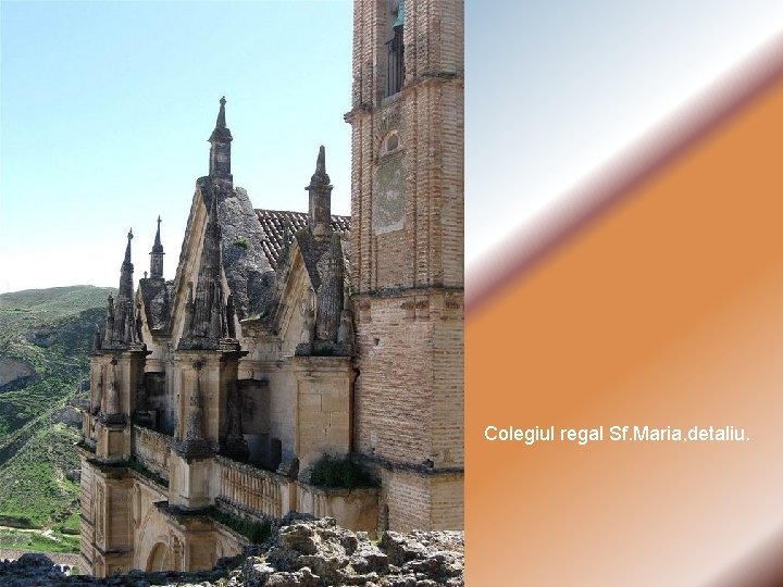 Colegiul regal Sf. Maria, detaliu. 