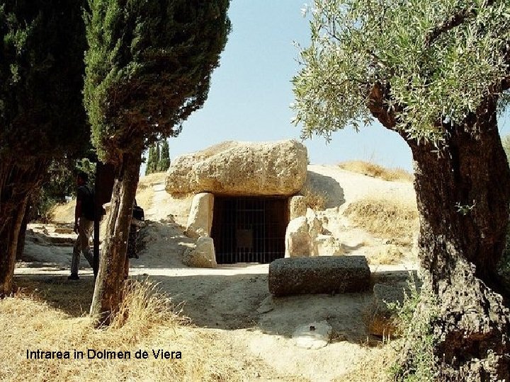 Intrarea in Dolmen de Viera 